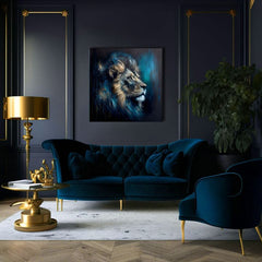 Dekorativna slika na platnu - PREMIUM ART - Lion's Strength and Grace - slika 4