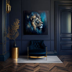 Dekorativna slika na platnu - PREMIUM ART - Moč in milost leva - slika 3