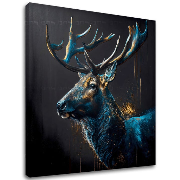 Dekorativna slika na platnu - PREMIUM ART - Peaceful Forest Guardian - slika 2