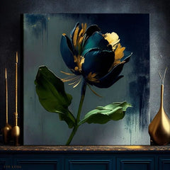 Sodobne slike na platnu - GARDEN'S VIBRANT HEARTBEAT Popust 30% 80X80 cm