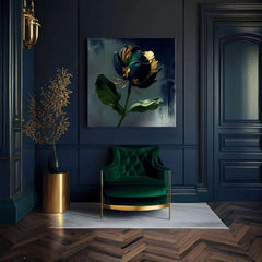 Sodobne slike na platnu - GARDEN'S VIBRANT HEARTBEAT Popust 30% 80X80 cm