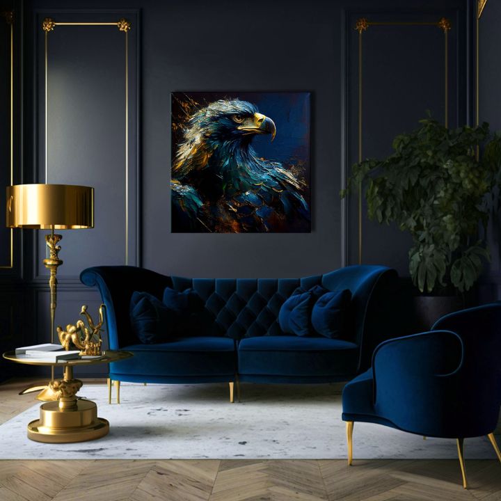 Dekorativna slika na platnu - PREMIUM ART - Wilderness's Fearless Hunter