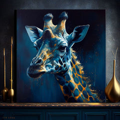 Dekorativna slika na platnu - PREMIUM ART - Towering Majesty of Giraffe