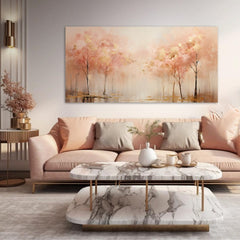 Strukturirano slikarstvo Sprehod po mirni naravi - PREMIUM ART