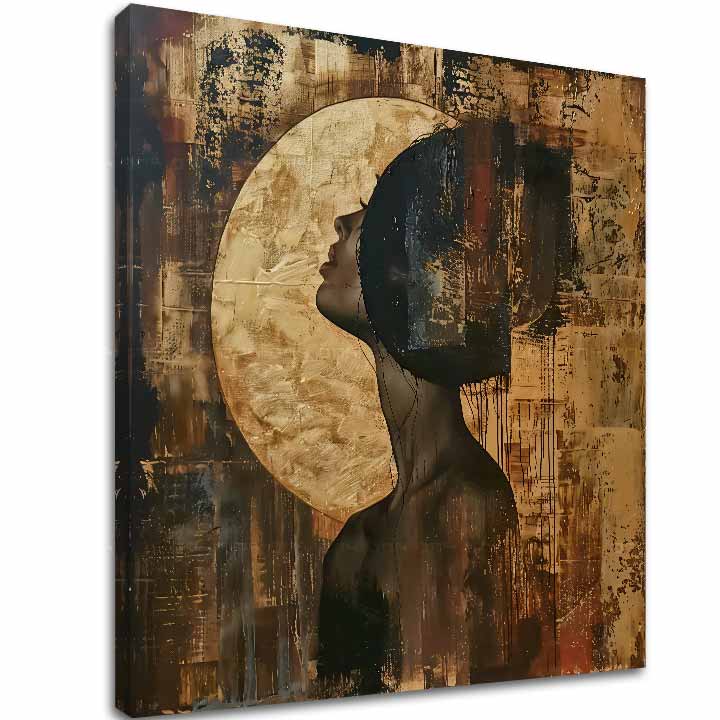 Elegantna podoba ženske Moon Reflection