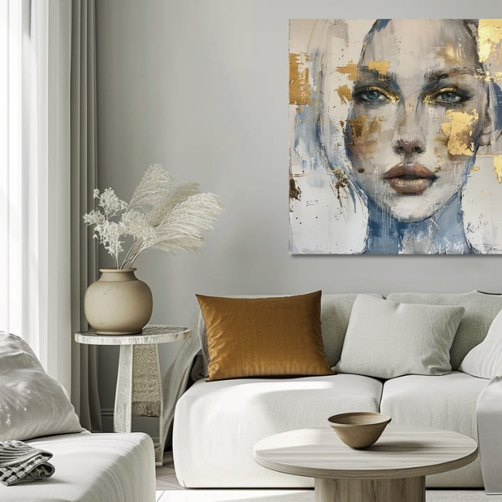 Elegantna podoba ženske Pronicljiv pogled