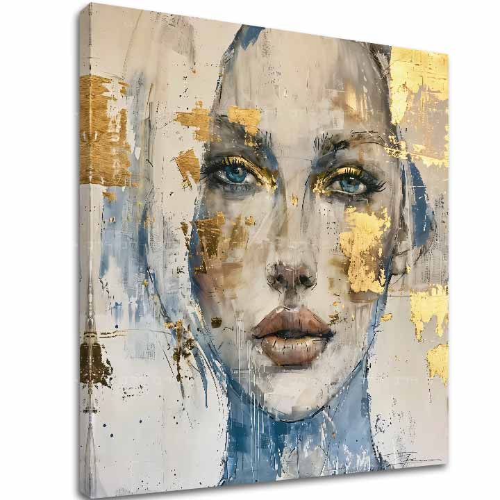 Elegantna podoba ženske Pronicljiv pogled