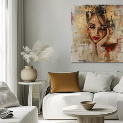 Elegantna podoba ženske Graciozna muza