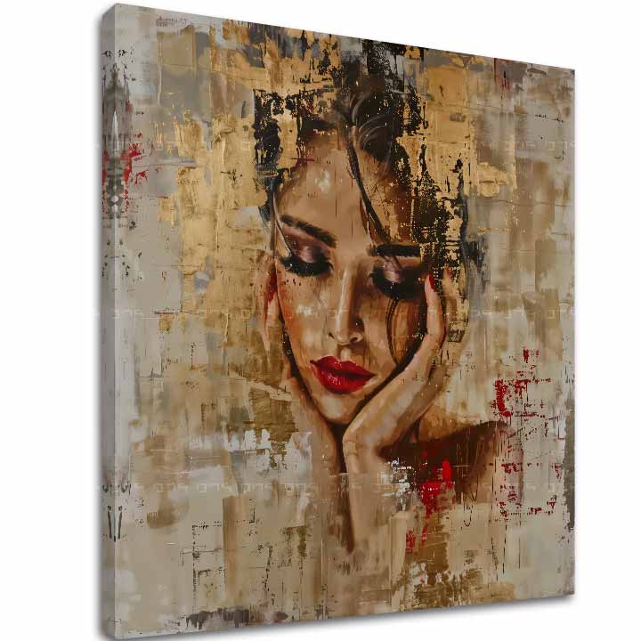 Elegantna podoba ženske Graciozna muza