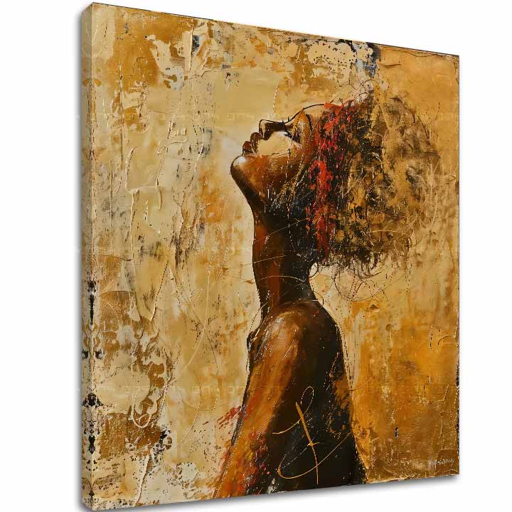 Elegantna podoba ženske Skrito v mislih