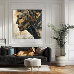 Elegantna slika ženske meditacije