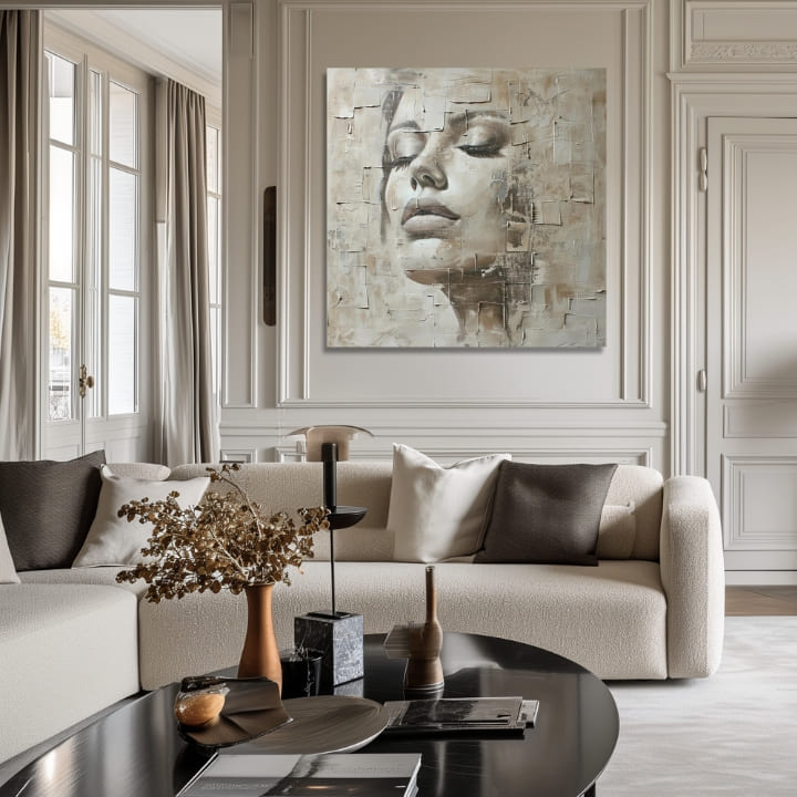 Elegantna podoba ženske boginje miru