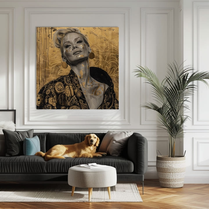 Elegantna podoba ženske Samozavest