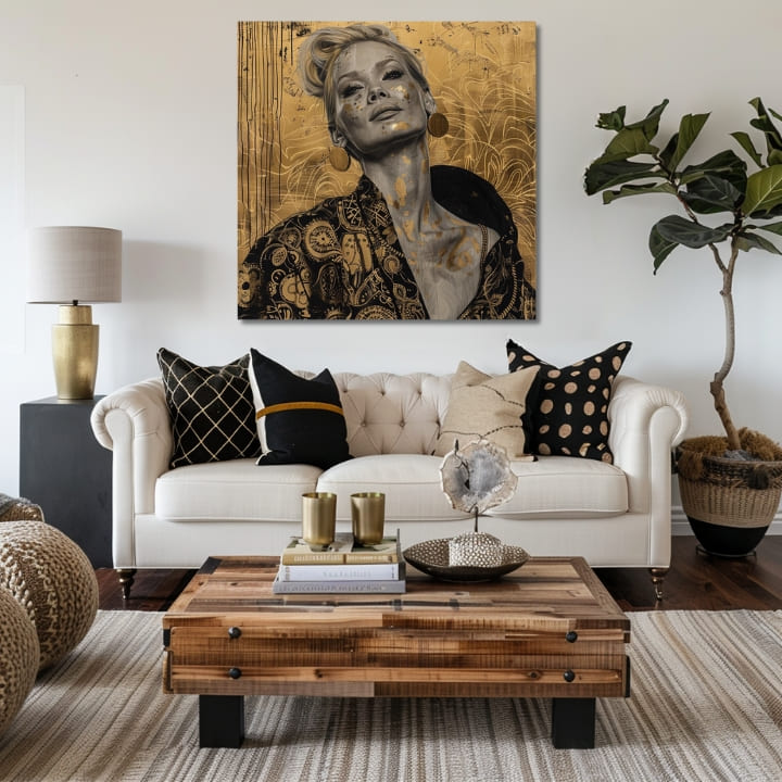 Elegantna podoba ženske Samozavest