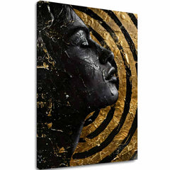 Elegantna podoba ženske Skrivnost noči