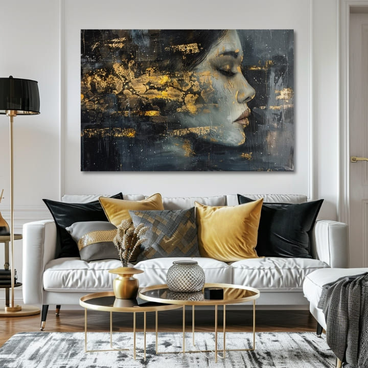 Elegantna podoba ženske Skrivnostni neznanec