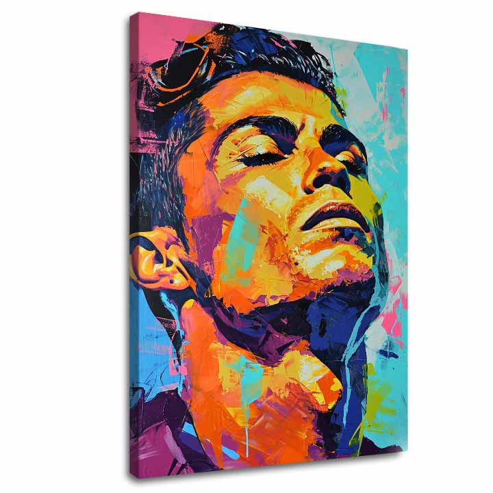 Slika CRISTIANO RONALDO - Energija zmagovalca | dokončano z roko umetnika - slika 2