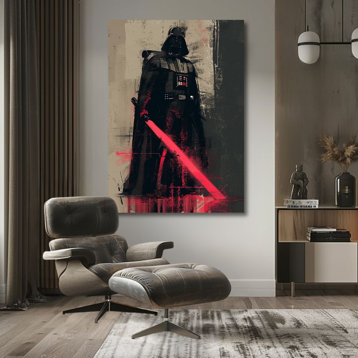 Slika DARTH VADER - Temna sila na platnu | 100 % izvirni akril poslikan