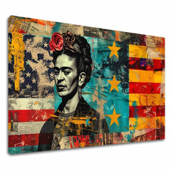 Slika Fride Kahlo - Kulturna zapuščina | 100 % originalna akrilna slika