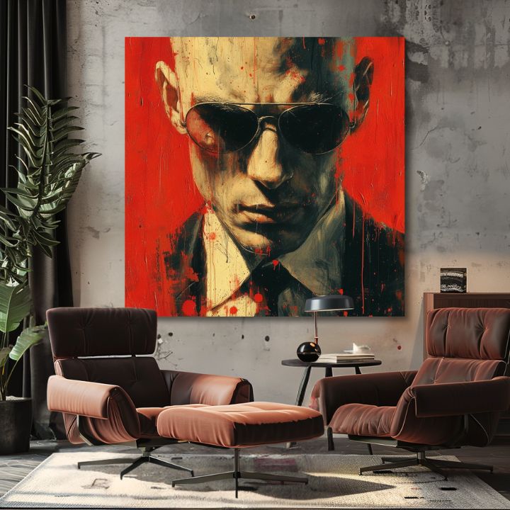 Hitman Painting - Občutek za podrobnosti | 100 % originalna akrilna slika
