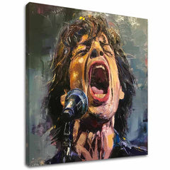 Slika Mick Jagger - Legenda na odru | 100 % originalna akrilna slika