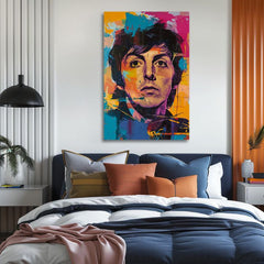 Slika PAUL MCCARTNEY - Beatles genius | 100 % izvirni akril poslikan