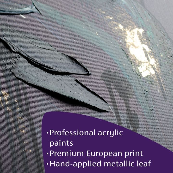 Slika PRINCE - Purple elegán | 100 % izvirni akril poslikan