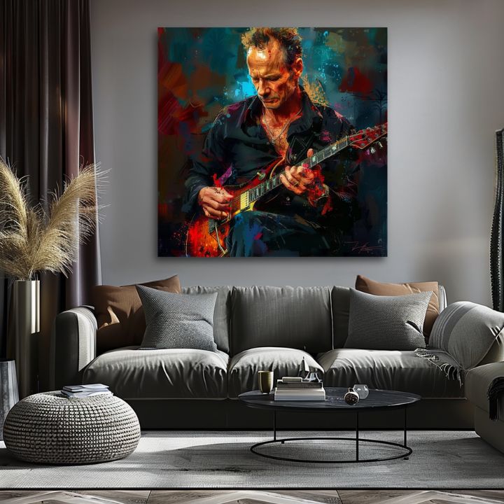 Slika Sting - Kralj nagrad Grammy | 100 % originalna akrilna slika