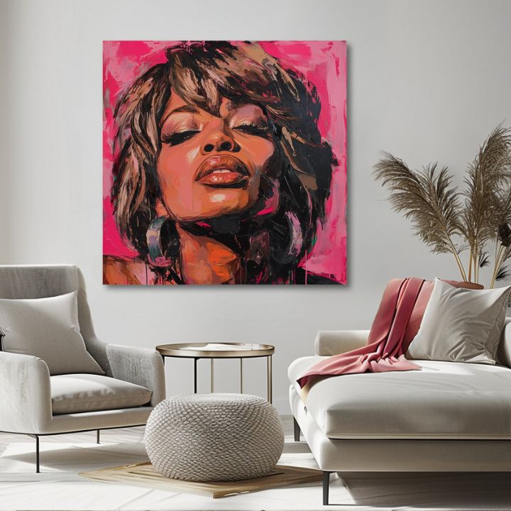 Slika TINA TURNER - Queen of Rock | dokončano z roko umetnika - slika 3