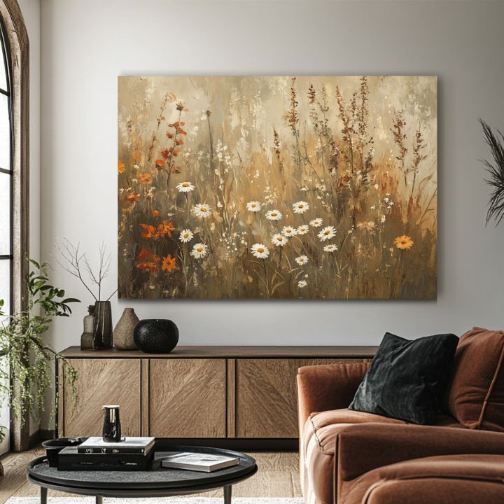 Slika harmonije rustikalne elegance | 100% originalna akrilna slika