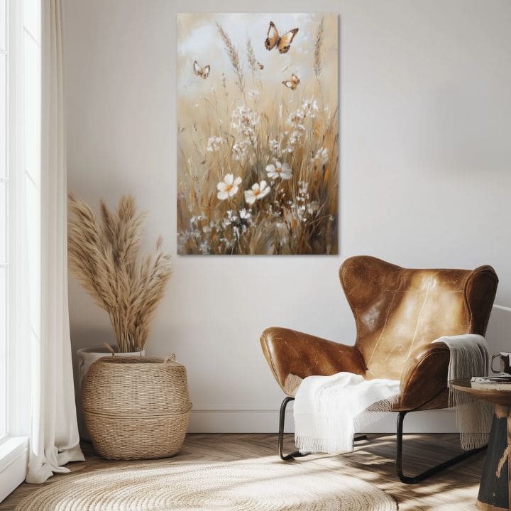 Irisin metulj | 100 % izvirni akril