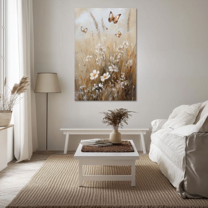 Irisin metulj | 100 % izvirni akril