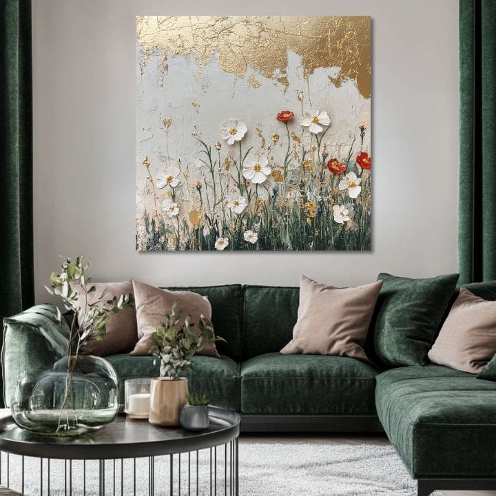 Slikarstvo zlati dotik narave | 100 % izvirni akrilni slikarstvo