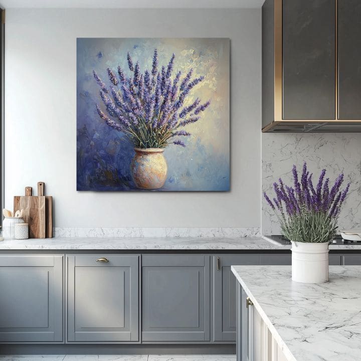 Slikarstvo Sivkine sanje | Provansalska soba | Akrilne podrobnosti