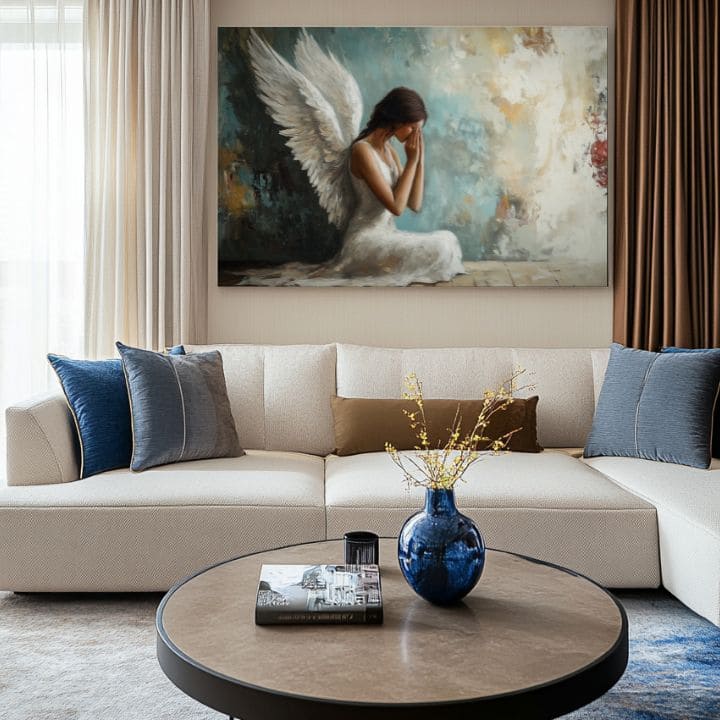 Slike angelov Forgiveness | 100 % izvirni akril poslikan