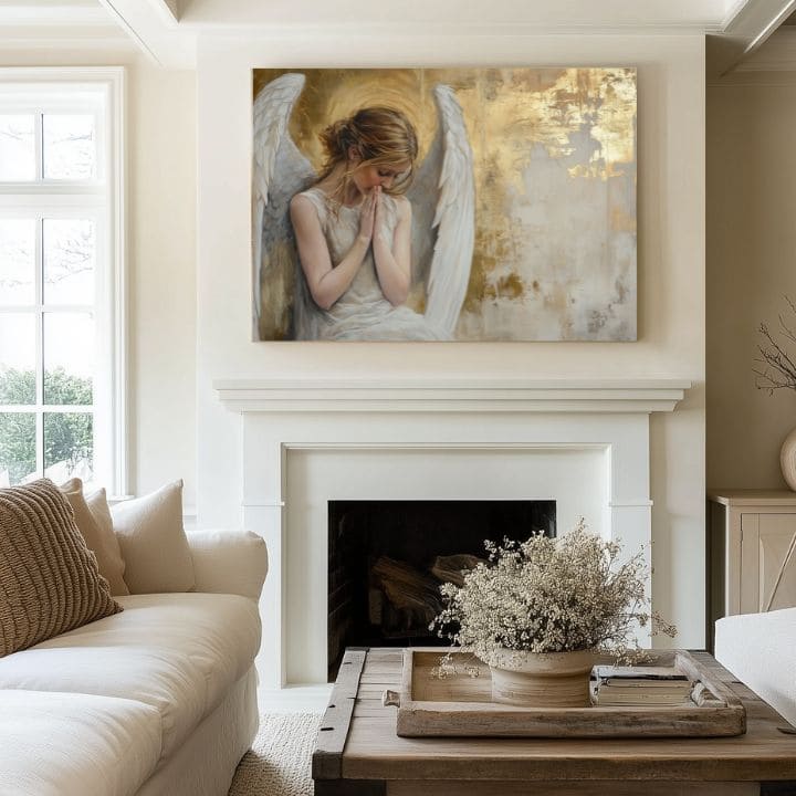 Slike angelov Zlata soba | 100 % izvirni akril poslikan