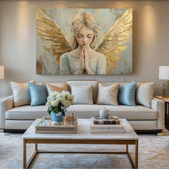 Slike angelov Jutranja molitev | 100 % izvirni akril poslikan