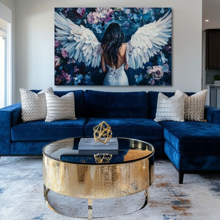 Slike angelov Lepota iz nebes | 100 % izvirni akril poslikan
