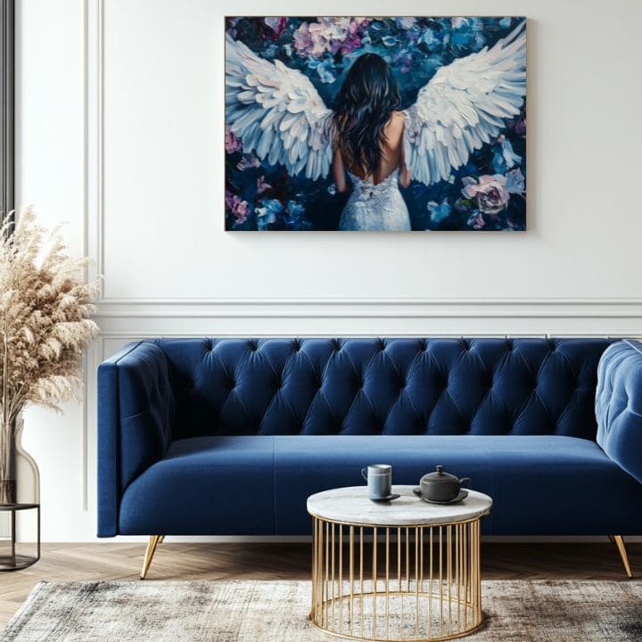 Slike angelov Lepota iz nebes | 100 % izvirni akril poslikan