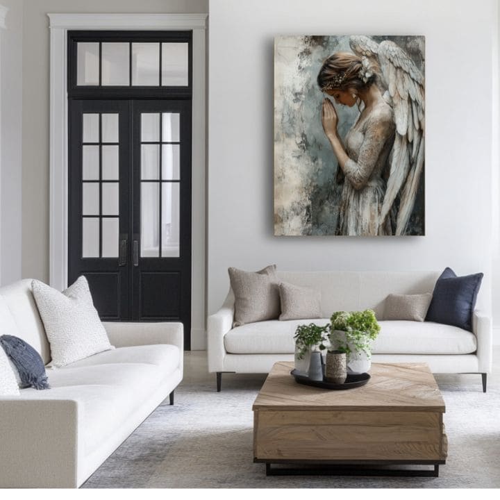 Slike angelov Mirna duša | 100 % izvirni akril poslikan