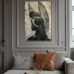 Slike angelov Silent Prayer | 100 % izvirni akril poslikan