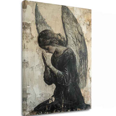 Slike angelov Silent Prayer | dokončano z roko umetnika - slika 2