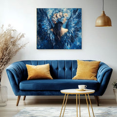 Slike angelov Skrivnostni obraz | 100 % izvirni akrilni slikar