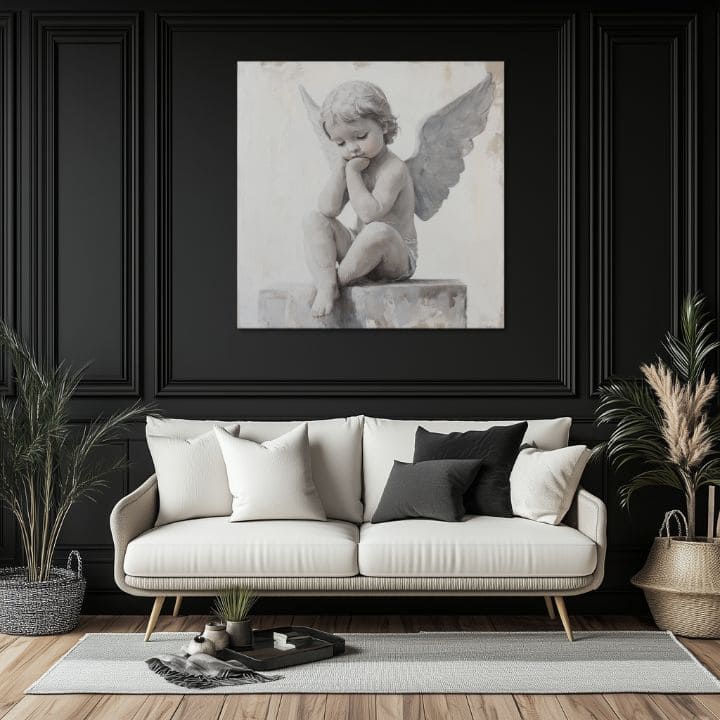 Slike angelov Protector | 100 % izvirni akrilni slikar