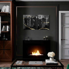 Slike na platnu - PREMIUM ART – PEAKY BLINDERS družinski popust 30% 80X140 cm