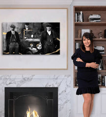 Slike na platnu - PREMIUM ART - Peaky Blinders bratje