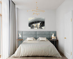 Slike na platnu - PREMIUM ART - Ženska v klobuku Popust 30% 70X50 cm