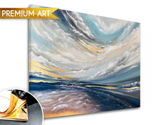 Slike na platnu PREMIUM ART - V oblakih - slika 4