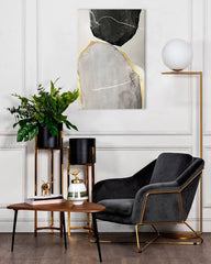 Slike na platnu - PREMIUM ART - Abstraktni mlinski kamni Popust 30% 70X100 cm