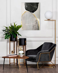 Slike na platnu - PREMIUM ART - Abstraktni mlinski kamni Popust 30% 90X130 cm